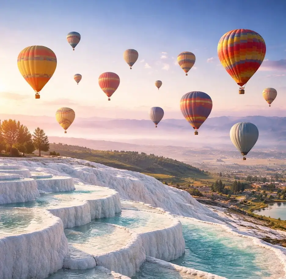 Pamukkale i Lot Balonem